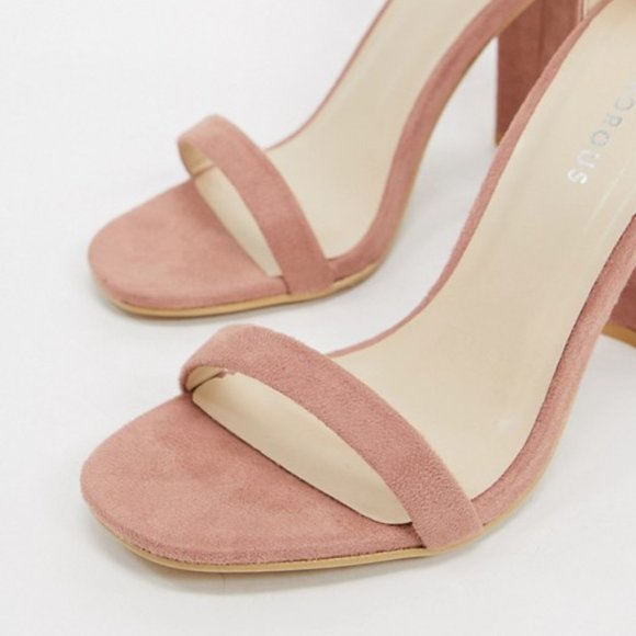 Suede strappy sandals - Picture 2 of 3